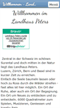 Mobile Screenshot of landhaus-peters.com